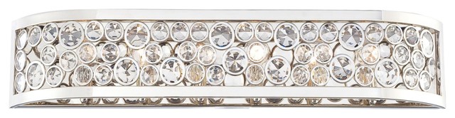 Magique Crystal Accent 6 Light Bathroom Vanity Bar N2756-613 - Contemporary - Bathroom Vanity ...